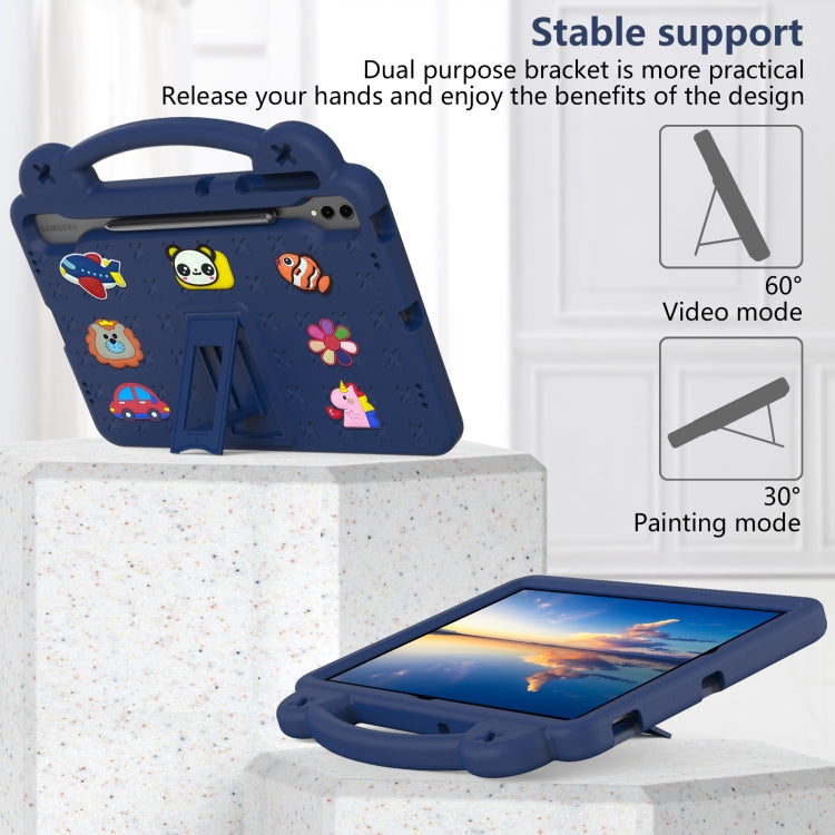For Samsung Galaxy Tab S10+12.4 X820 Handle Kickstand Children EVA Shockproof Tablet Case