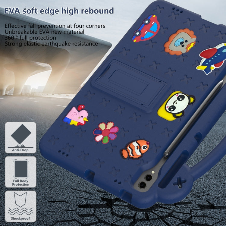 For Samsung Galaxy Tab S10+12.4 X820 Handle Kickstand Children EVA Shockproof Tablet Case