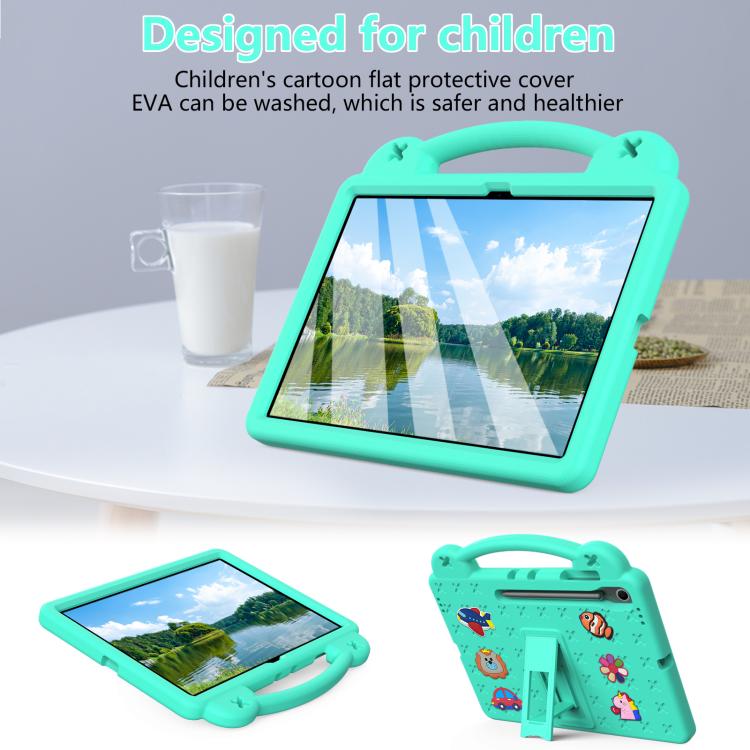 For Samsung Galaxy Tab S10 FE+ Handle Kickstand Children EVA Shockproof Tablet Case