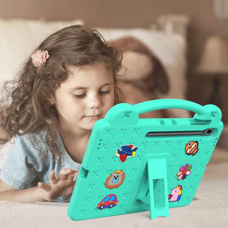 For Samsung Galaxy Tab S10 FE+ Handle Kickstand Children EVA Shockproof Tablet Case