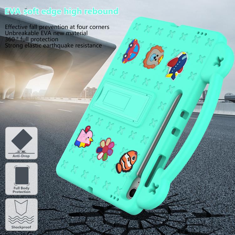 For Samsung Galaxy Tab S10 FE+ Handle Kickstand Children EVA Shockproof Tablet Case