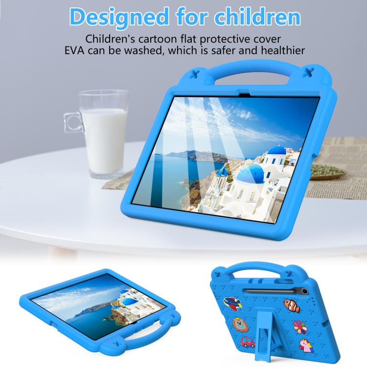 For Samsung Galaxy Tab S10 FE+ Handle Kickstand Children EVA Shockproof Tablet Case