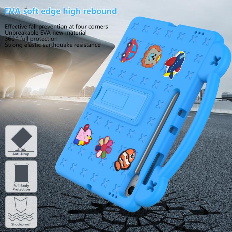 For Samsung Galaxy Tab S10 FE+ Handle Kickstand Children EVA Shockproof Tablet Case