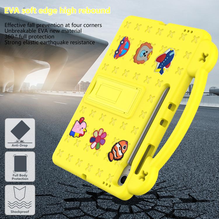 For Samsung Galaxy Tab S10 FE+ Handle Kickstand Children EVA Shockproof Tablet Case