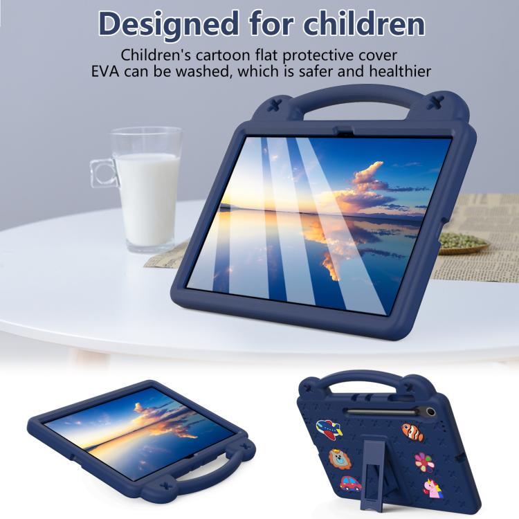 For Samsung Galaxy Tab S10 FE+ Handle Kickstand Children EVA Shockproof Tablet Case