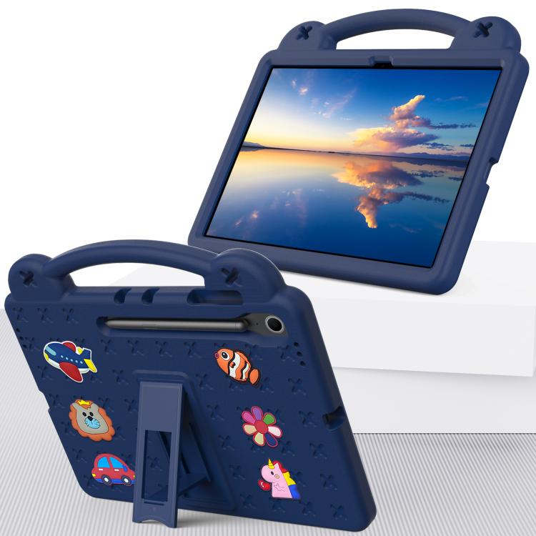 For Samsung Galaxy Tab S10 FE+ Handle Kickstand Children EVA Shockproof Tablet Case