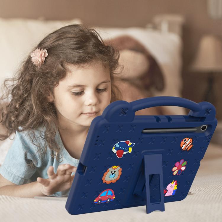 For Samsung Galaxy Tab S10 FE+ Handle Kickstand Children EVA Shockproof Tablet Case