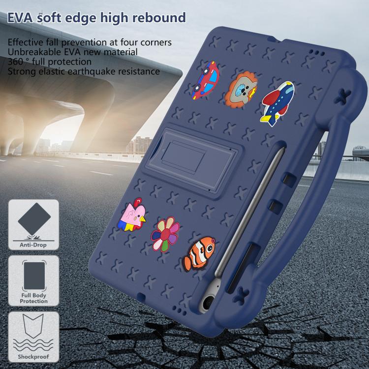 For Samsung Galaxy Tab S10 FE+ Handle Kickstand Children EVA Shockproof Tablet Case