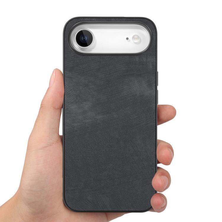 For iPhone Air Vintage Leather PC Back Cover Phone Case