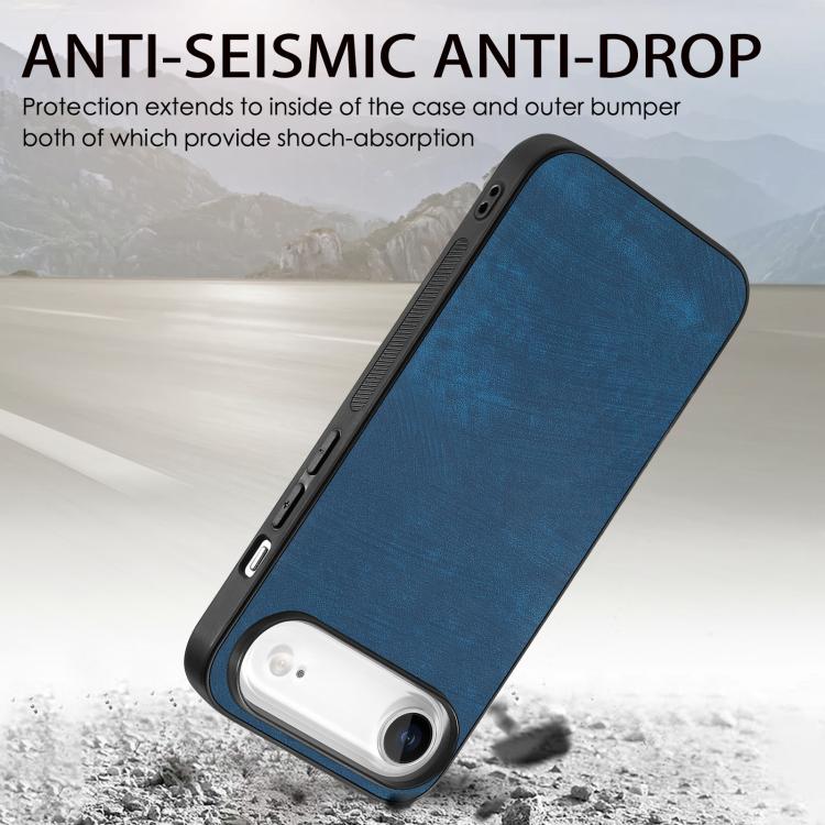 For iPhone Air Vintage Leather PC Back Cover Phone Case