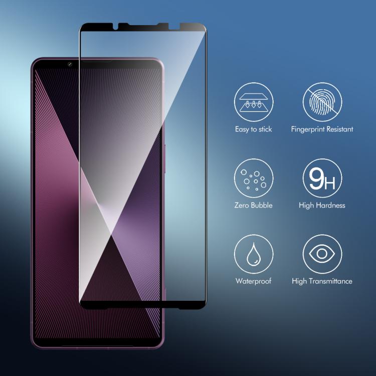 For Sony Xperia 1 VII ENKAY Full Glue High Aluminum-silicon Tempered Glass Film