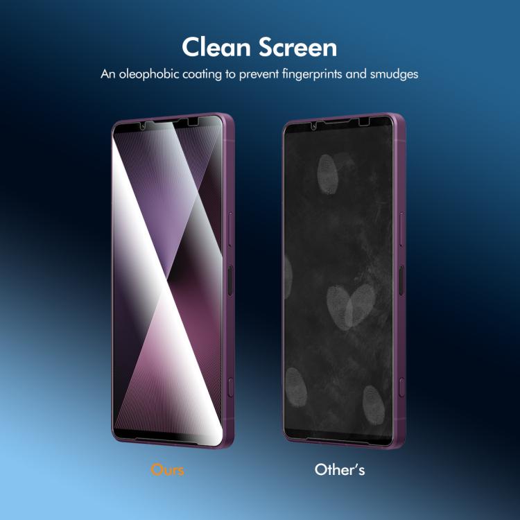 For Sony Xperia 1 VII ENKAY Full Glue High Aluminum-silicon Tempered Glass Film