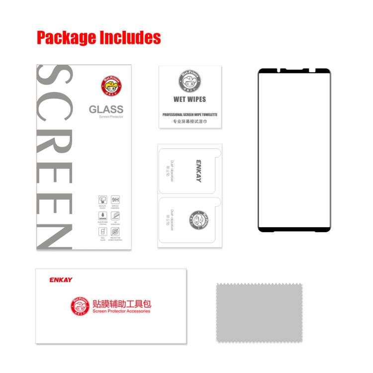 For Sony Xperia 1 VII ENKAY Full Glue High Aluminum-silicon Tempered Glass Film