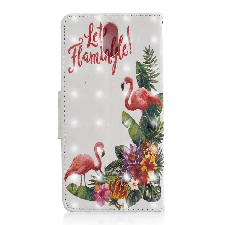 3D Colored Drawing Pattern Horizontal Flip Leather Case for Nokia 3.1, with Holder & Card Slots & Wallet