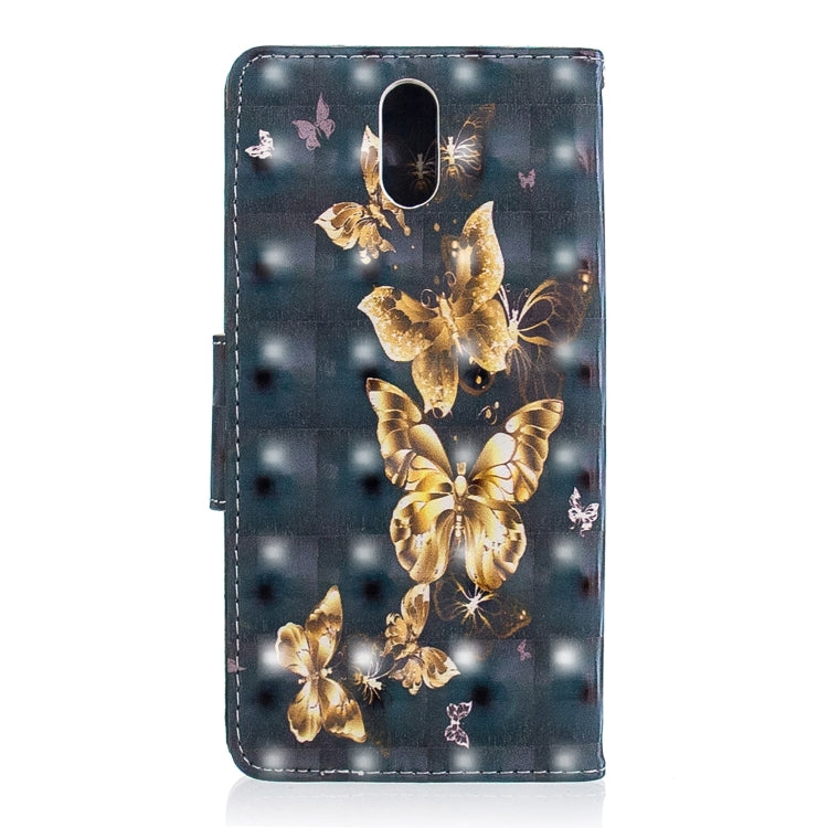 3D Colored Drawing Pattern Horizontal Flip Leather Case for Nokia 3.1, with Holder & Card Slots & Wallet