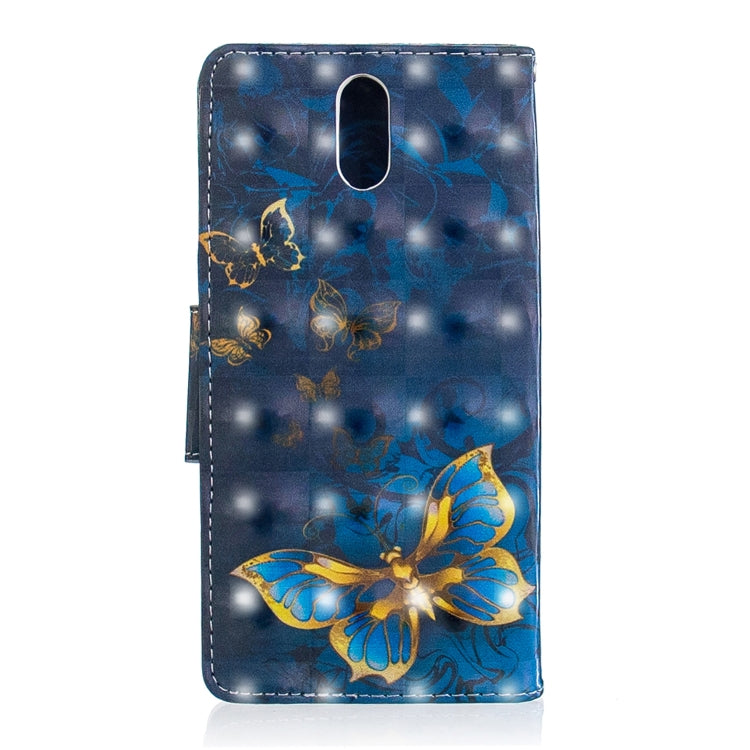 3D Colored Drawing Pattern Horizontal Flip Leather Case for Nokia 3.1, with Holder & Card Slots & Wallet