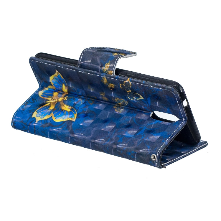 3D Colored Drawing Pattern Horizontal Flip Leather Case for Nokia 3.1, with Holder & Card Slots & Wallet