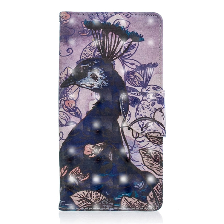 3D Colored Drawing Pattern Horizontal Flip Leather Case for Nokia 3.1, with Holder & Card Slots & Wallet