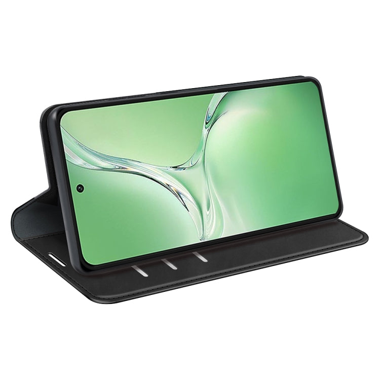For OPPO K12 Retro-skin Magnetic Suction Leather Phone Case