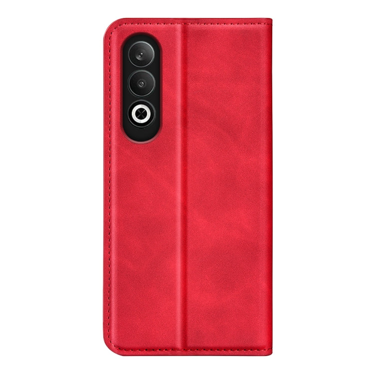 For OPPO K12 Retro-skin Magnetic Suction Leather Phone Case