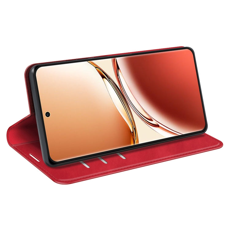 For OPPO A3 Pro 5G China Retro-skin Magnetic Suction Leather Phone Case