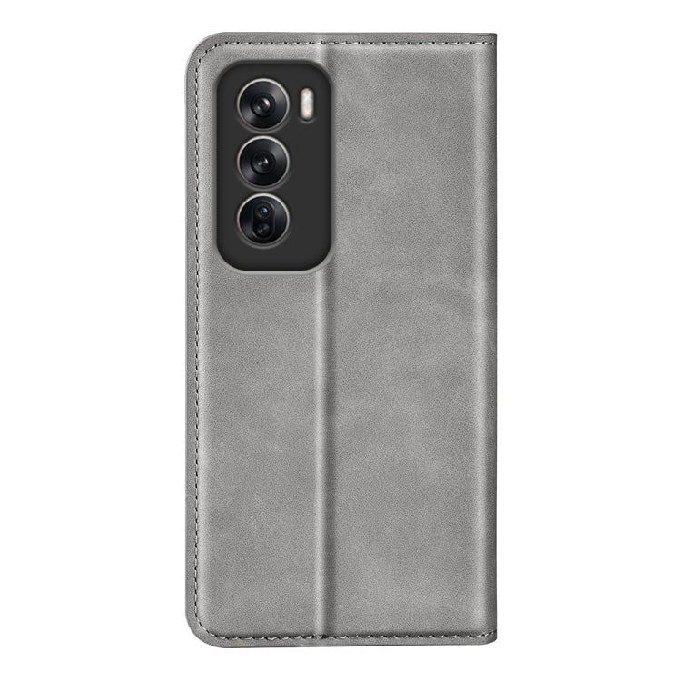 For OPPO Reno12 Pro 5G Global Retro-skin Magnetic Suction Leather Phone Case