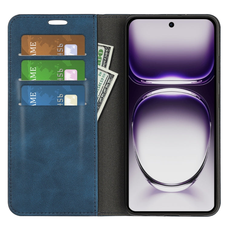 For OPPO Reno12 Pro 5G Global Retro-skin Magnetic Suction Leather Phone Case