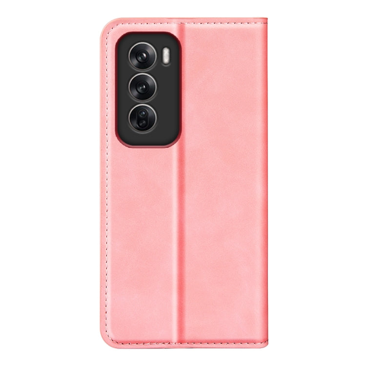 For OPPO Reno12 Pro 5G Global Retro-skin Magnetic Suction Leather Phone Case
