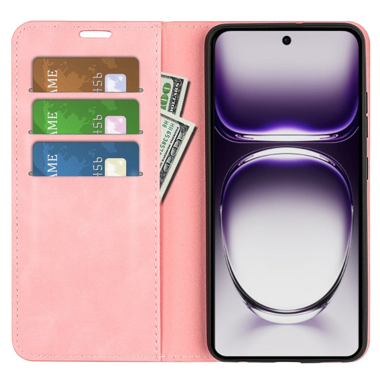 For OPPO Reno12 Pro 5G Global Retro-skin Magnetic Suction Leather Phone Case