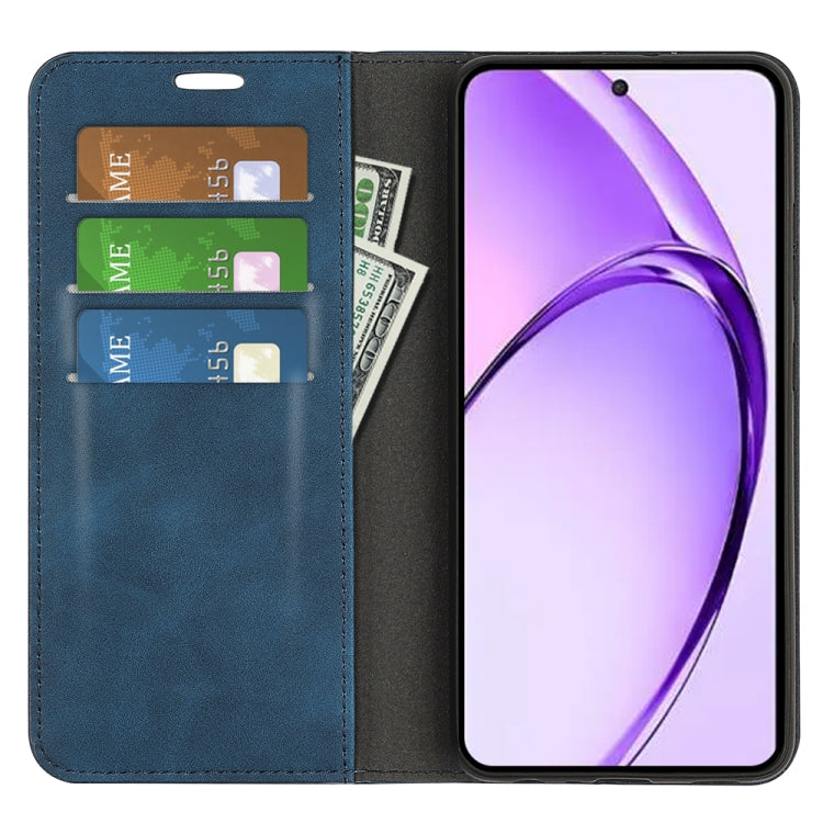 For OPPO A3 Pro Global Retro-skin Magnetic Suction Leather Phone Case