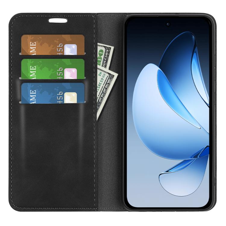 For OPPO Reno13 5G Retro-skin Magnetic Suction Leather Phone Case
