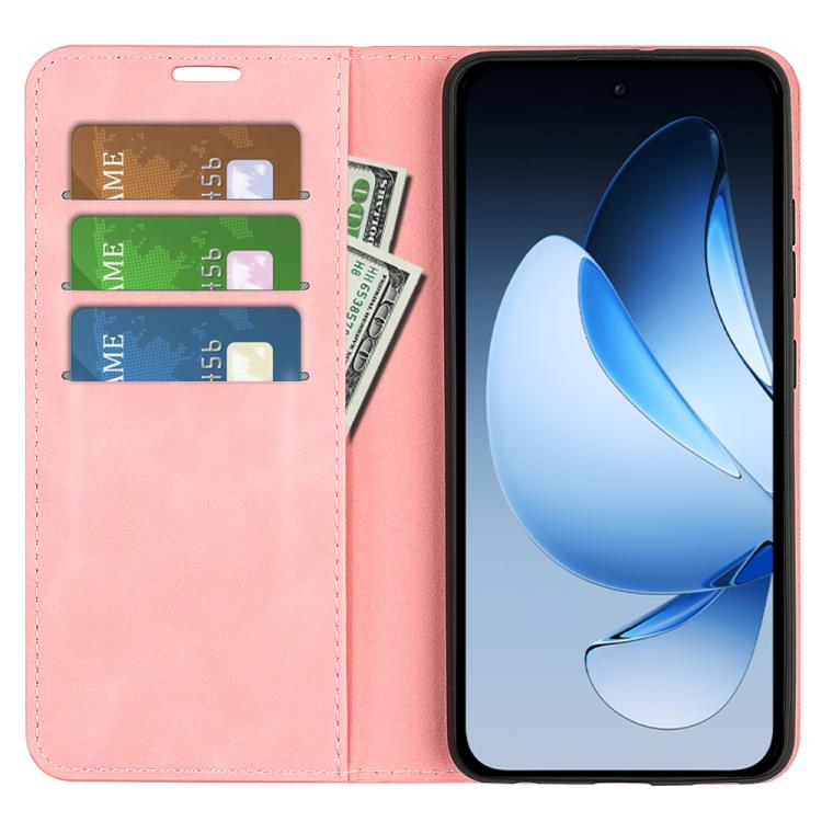 For OPPO Reno13 5G Retro-skin Magnetic Suction Leather Phone Case