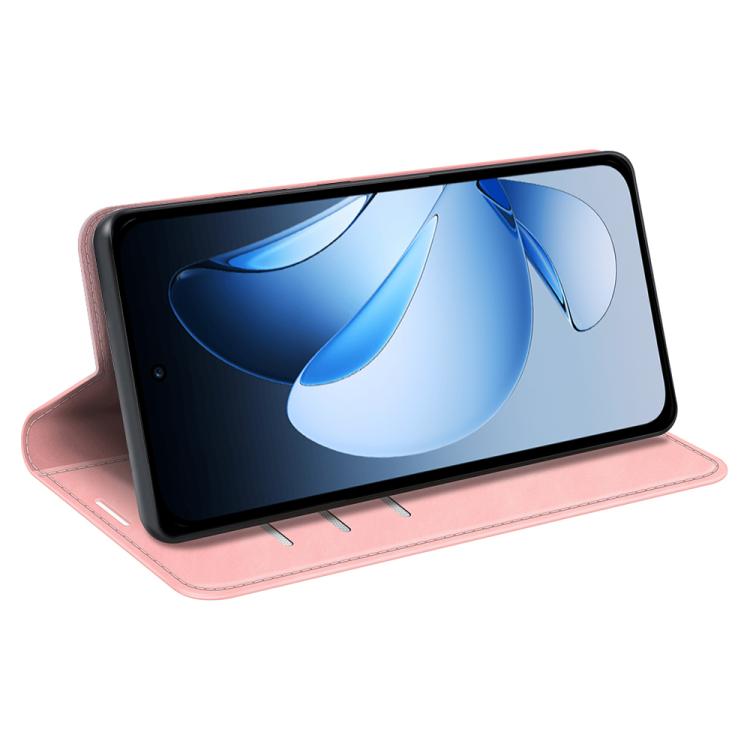 For OPPO Reno13 5G Retro-skin Magnetic Suction Leather Phone Case