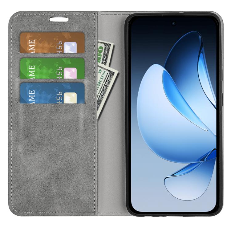 For OPPO Reno13 Pro 5G Retro-skin Magnetic Suction Leather Phone Case
