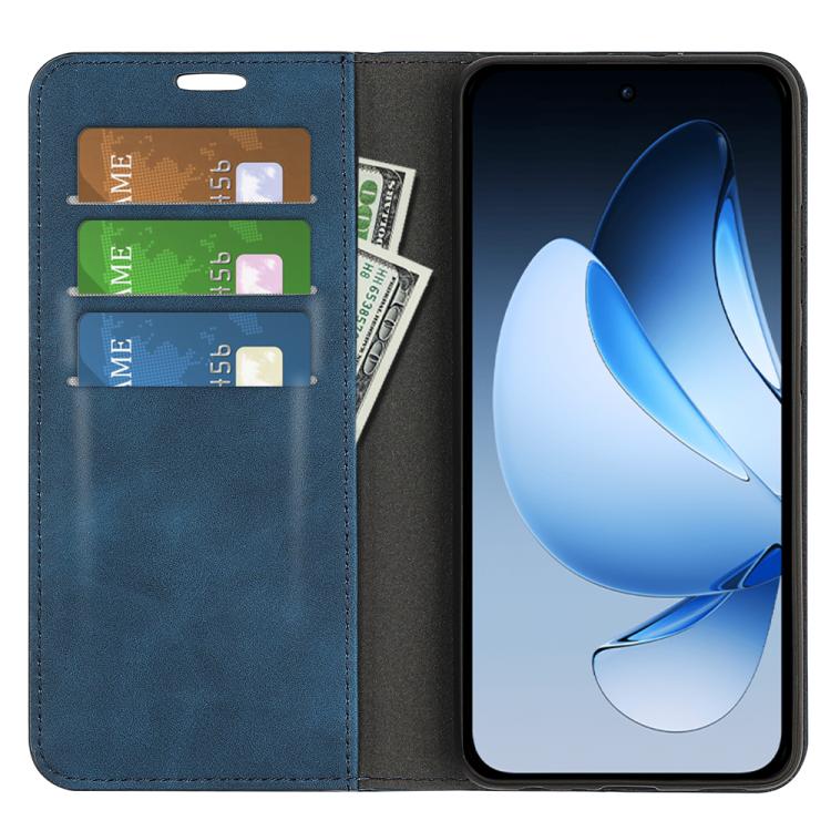 For OPPO Reno13 Pro 5G Retro-skin Magnetic Suction Leather Phone Case