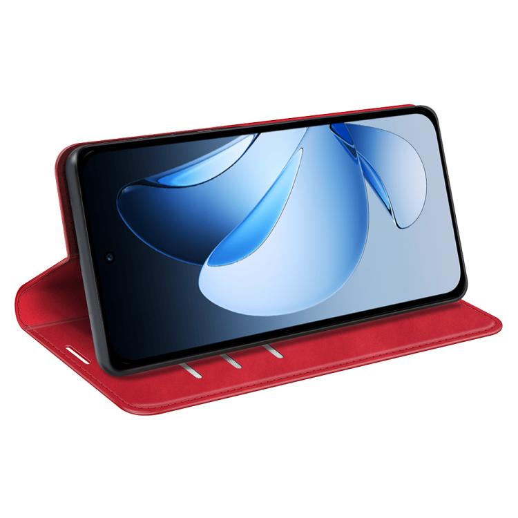 For OPPO Reno13 Pro 5G Retro-skin Magnetic Suction Leather Phone Case