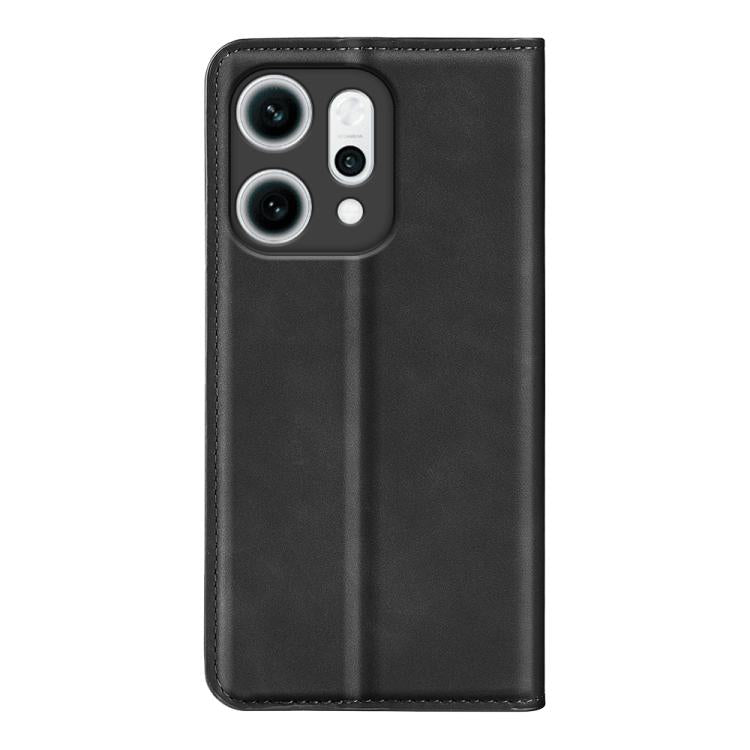 For OPPO Reno14 5G Global Retro-skin Magnetic Suction Leather Phone Case