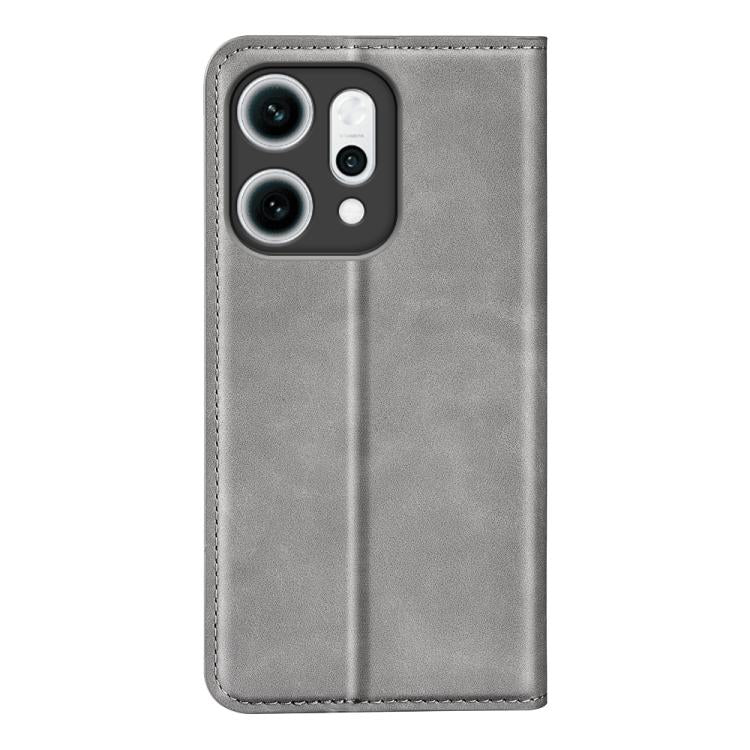 For OPPO Reno14 5G Global Retro-skin Magnetic Suction Leather Phone Case