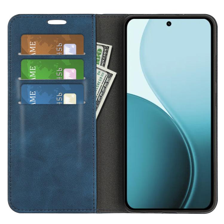 For OPPO Reno14 5G Global Retro-skin Magnetic Suction Leather Phone Case