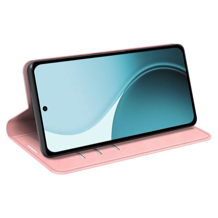 For OPPO Reno14 5G Global Retro-skin Magnetic Suction Leather Phone Case