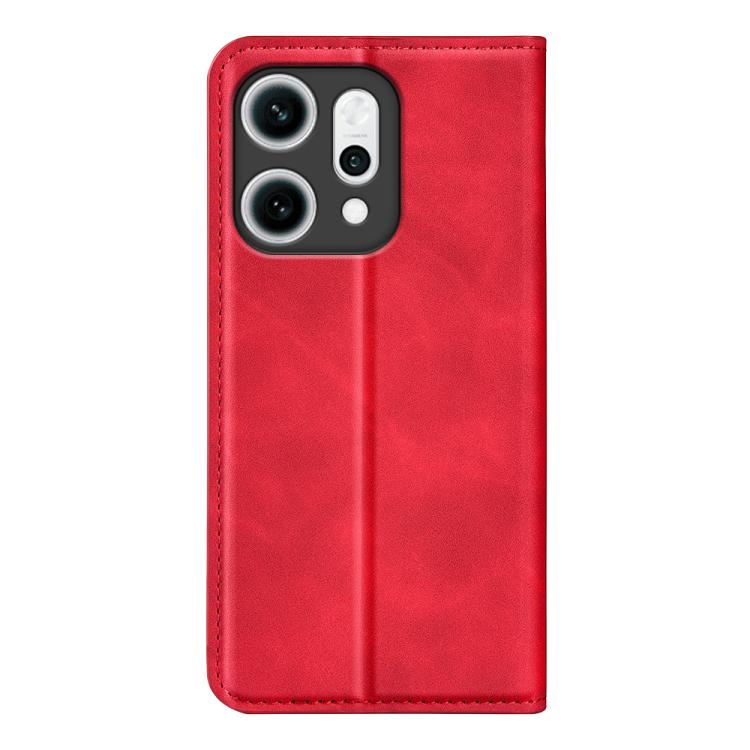 For OPPO Reno14 5G Global Retro-skin Magnetic Suction Leather Phone Case