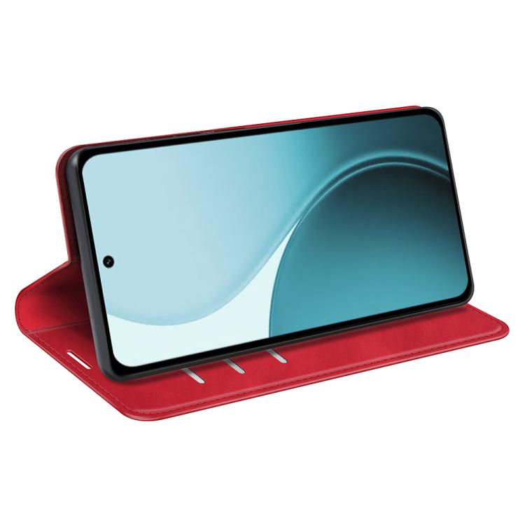 For OPPO Reno14 5G Global Retro-skin Magnetic Suction Leather Phone Case