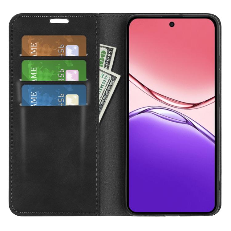 For OPPO A5 Pro 5G Global Retro-skin Magnetic Suction Leather Phone Case