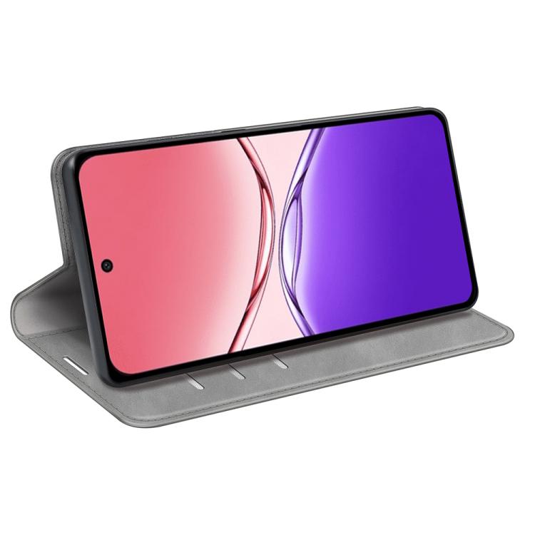 For OPPO A5 Pro 5G Global Retro-skin Magnetic Suction Leather Phone Case