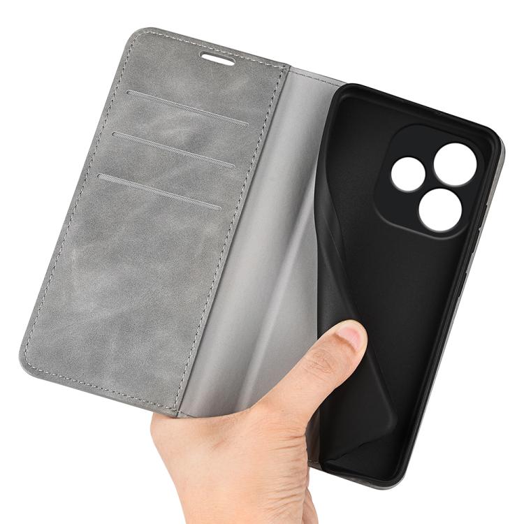For OPPO A5 Pro 5G Global Retro-skin Magnetic Suction Leather Phone Case