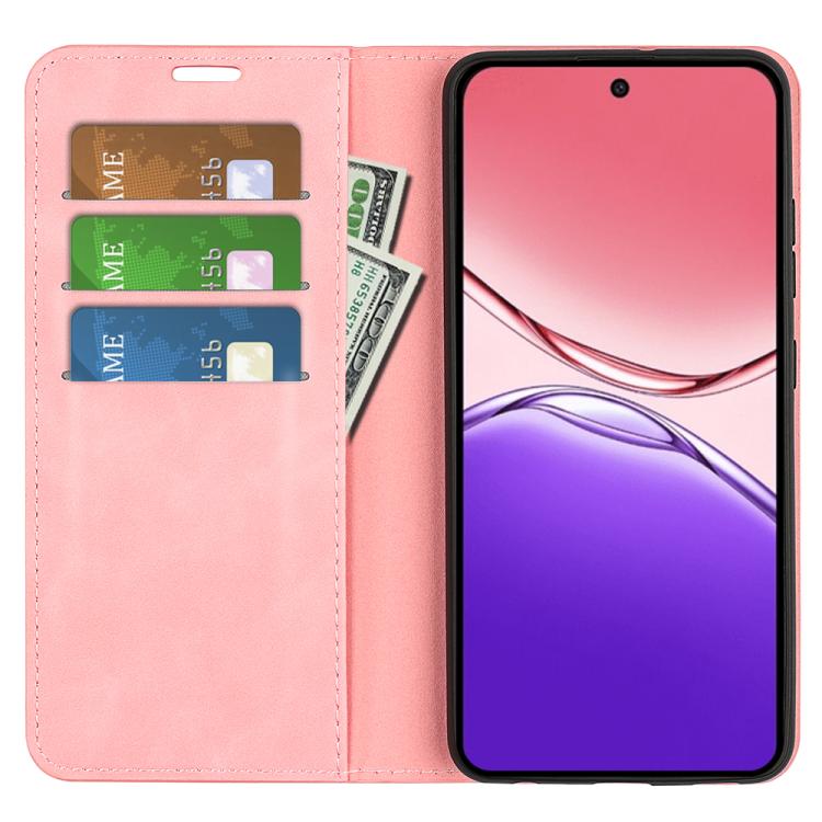For OPPO A5 Pro 5G Global Retro-skin Magnetic Suction Leather Phone Case