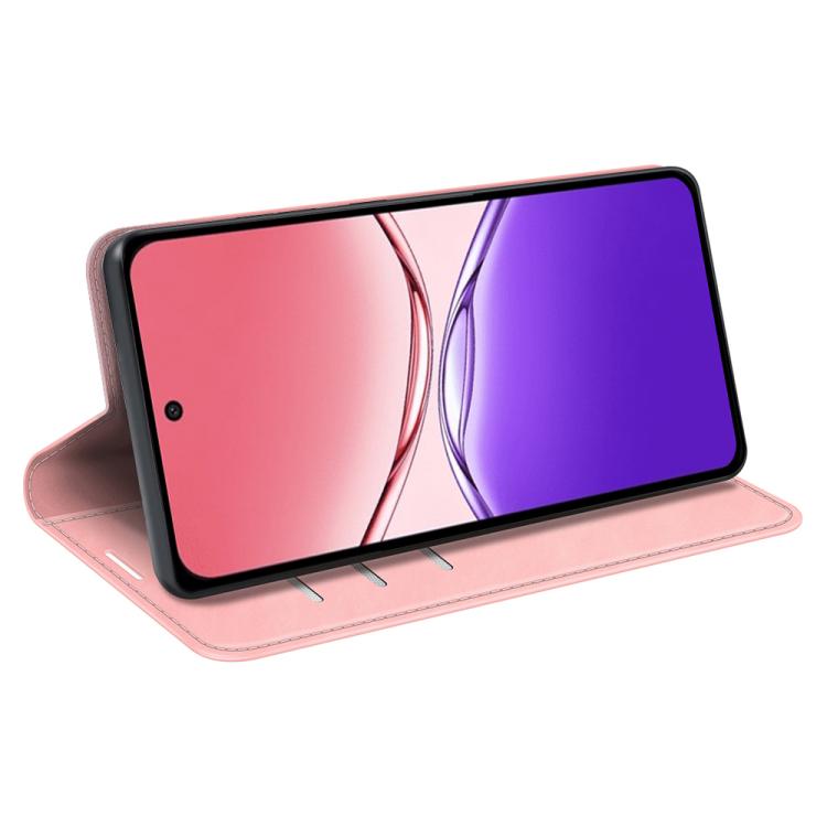 For OPPO A5 Pro 5G Global Retro-skin Magnetic Suction Leather Phone Case