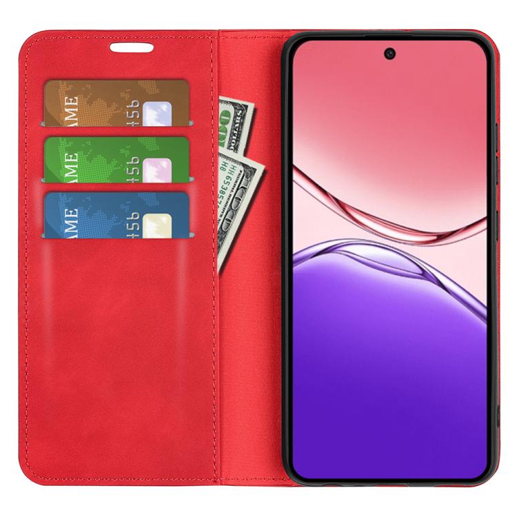 For OPPO A5 Pro 5G Global Retro-skin Magnetic Suction Leather Phone Case