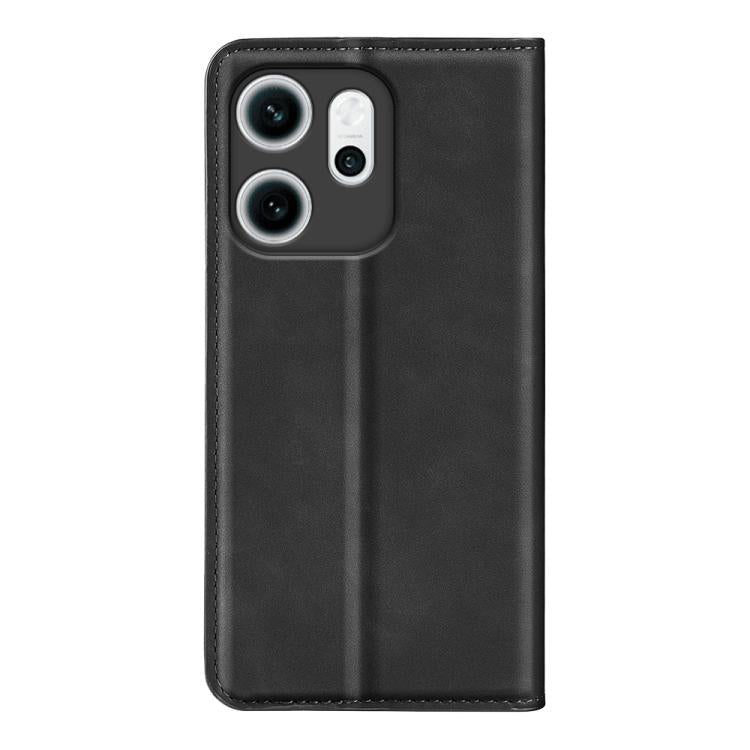 For OPPO Reno14 F 5G Retro-skin Magnetic Suction Leather Phone Case