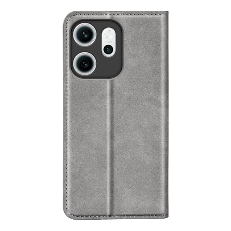 For OPPO Reno14 F 5G Retro-skin Magnetic Suction Leather Phone Case